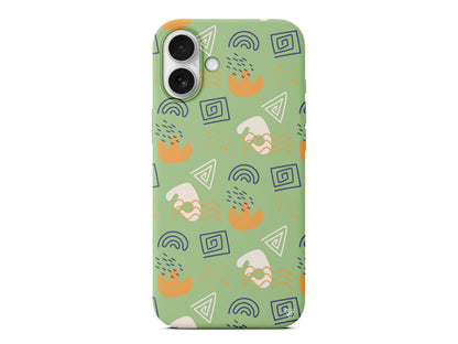 Abstract 2 Lansman Model İçi Kadife Silikon Telefon Kılıfı