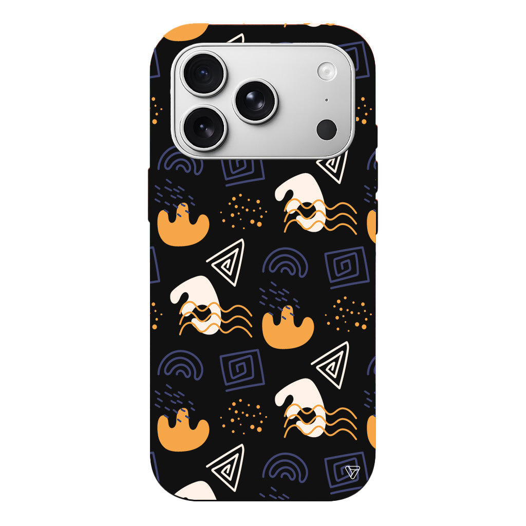 Abstract 2 Lansman Model İçi Kadife Silikon Telefon Kılıfı