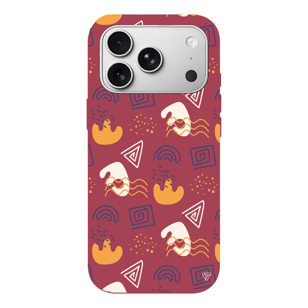 Abstract 2 Lansman Model İçi Kadife Silikon Telefon Kılıfı