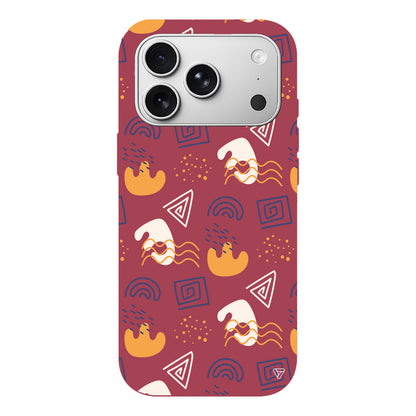 Abstract 2 Lansman Model İçi Kadife Silikon Telefon Kılıfı