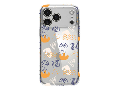 Abstract 2 Lansman Model İçi Kadife Silikon Telefon Kılıfı