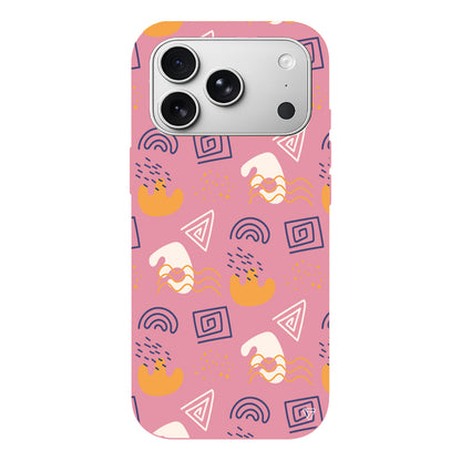 Abstract 2 Lansman Model İçi Kadife Silikon Telefon Kılıfı