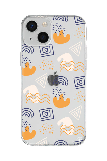 Abstract 2 Lansman Model İçi Kadife Silikon Telefon Kılıfı