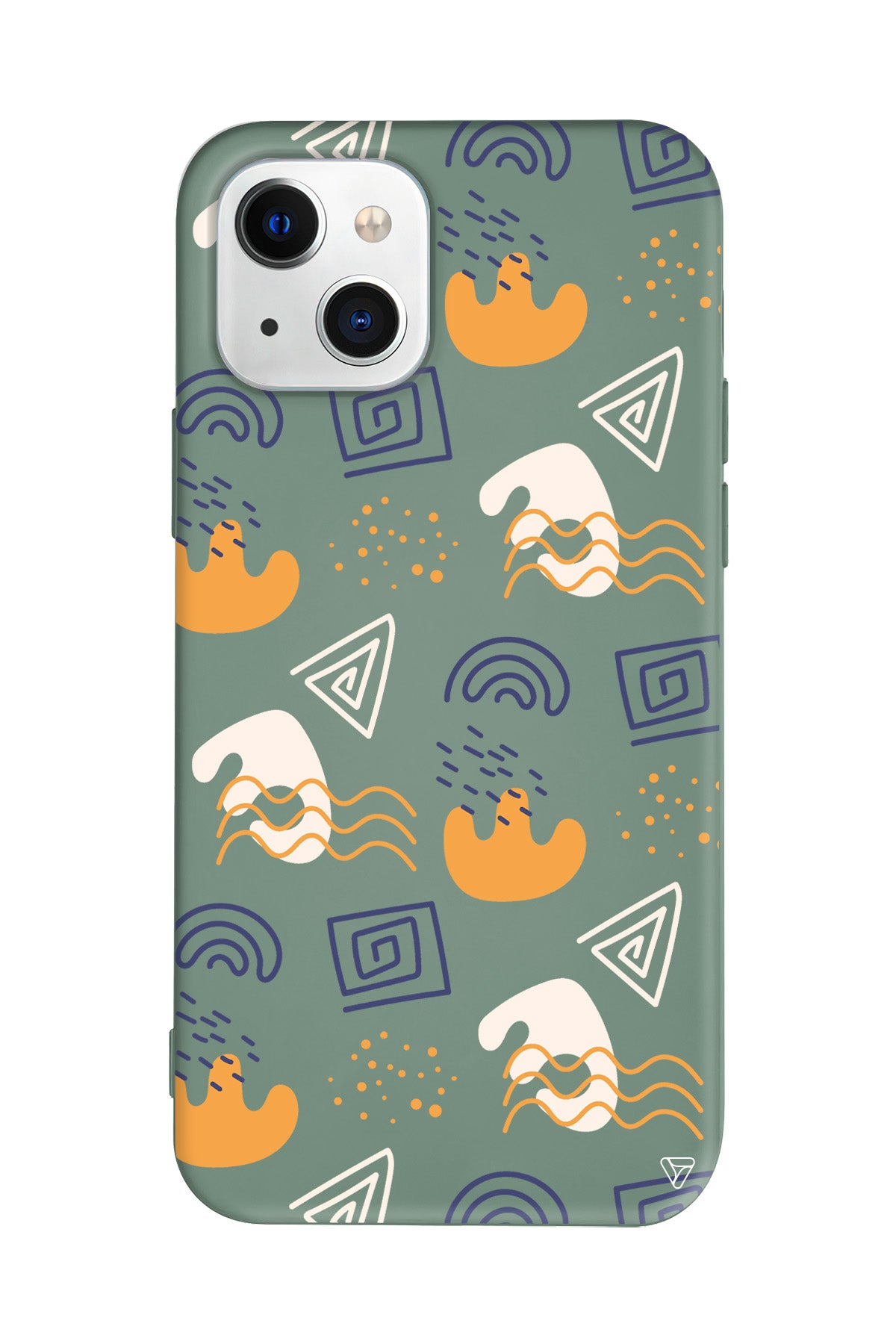 Abstract 2 Lansman Model İçi Kadife Silikon Telefon Kılıfı