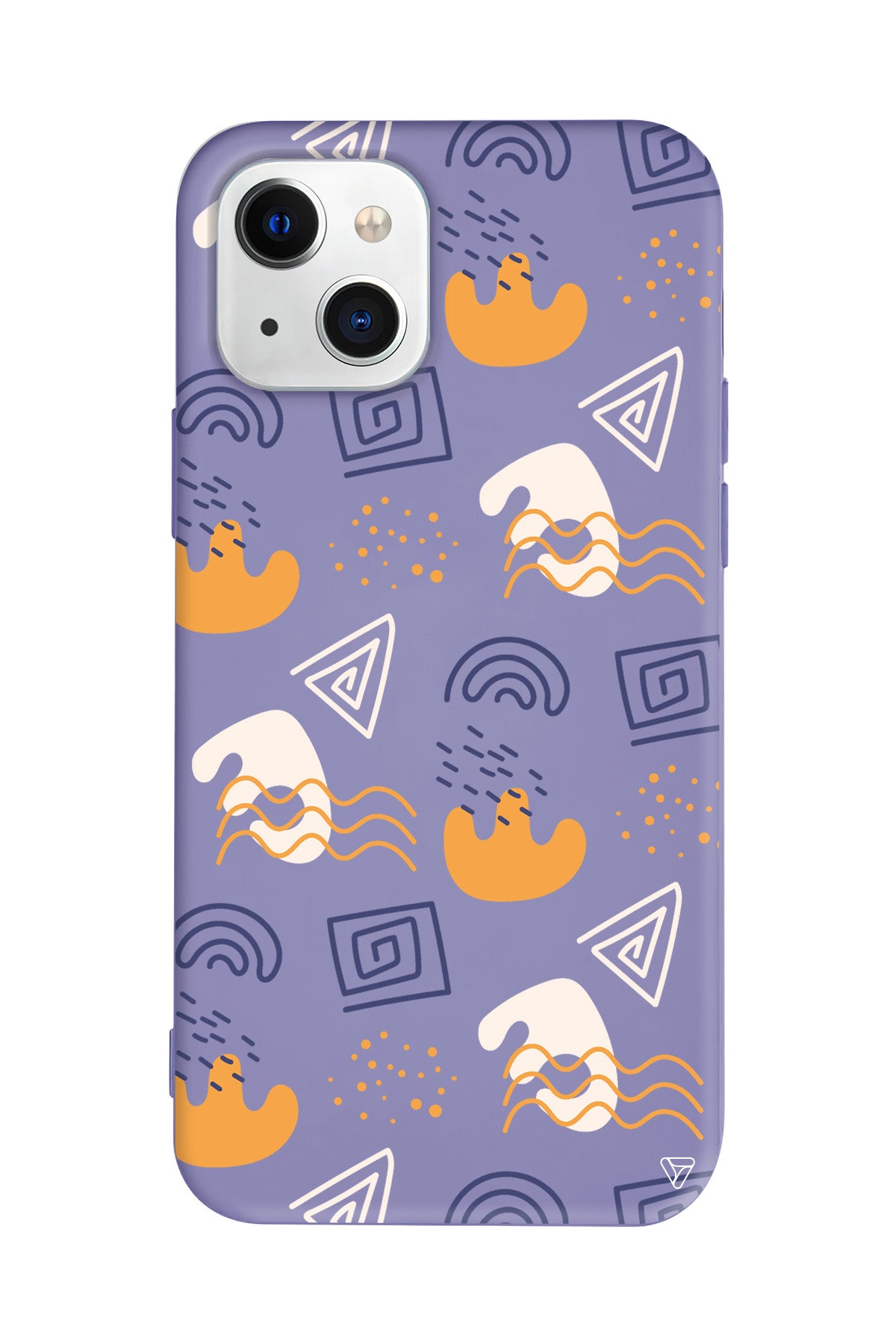 Abstract 2 Lansman Model İçi Kadife Silikon Telefon Kılıfı