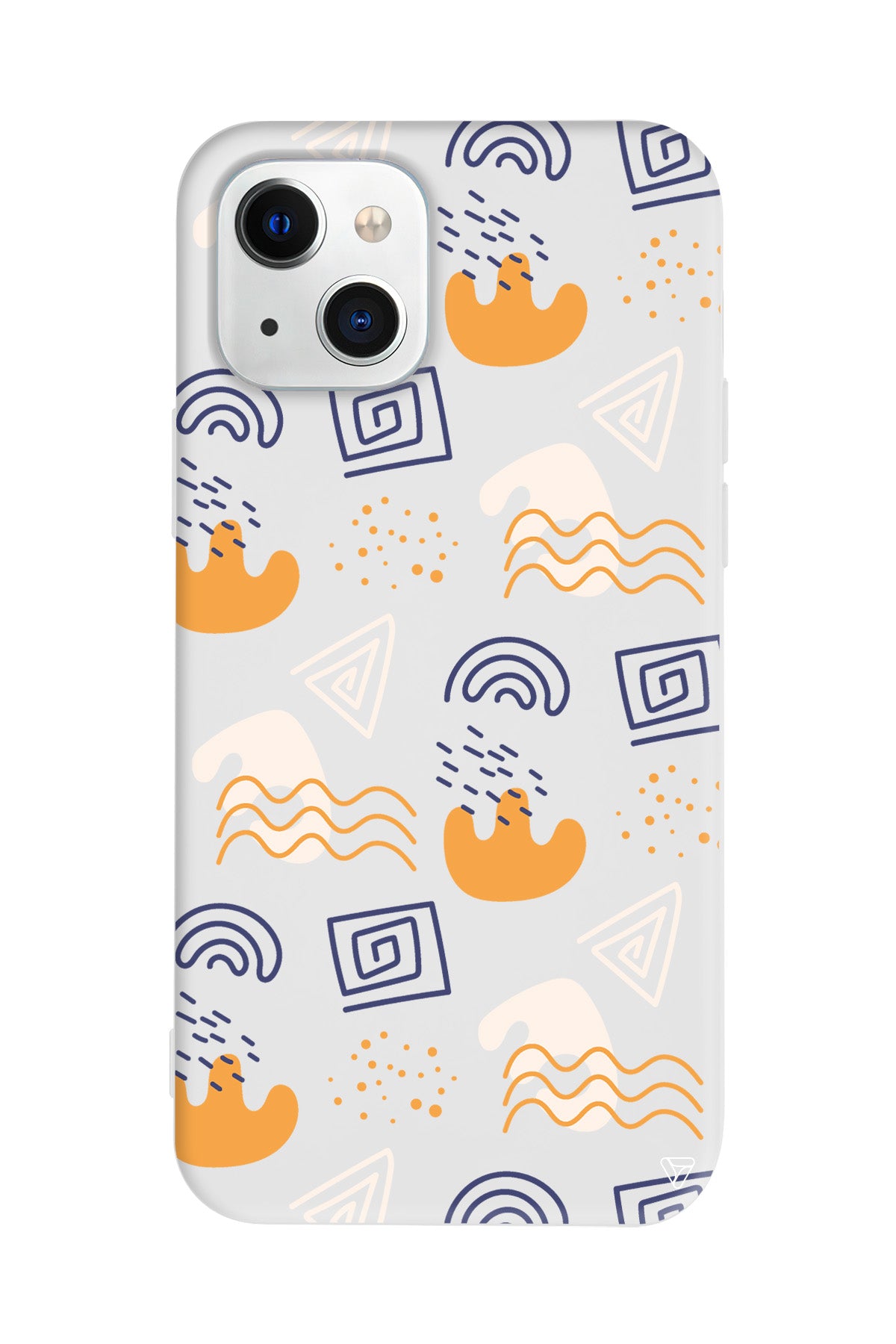 Abstract 2 Lansman Model İçi Kadife Silikon Telefon Kılıfı