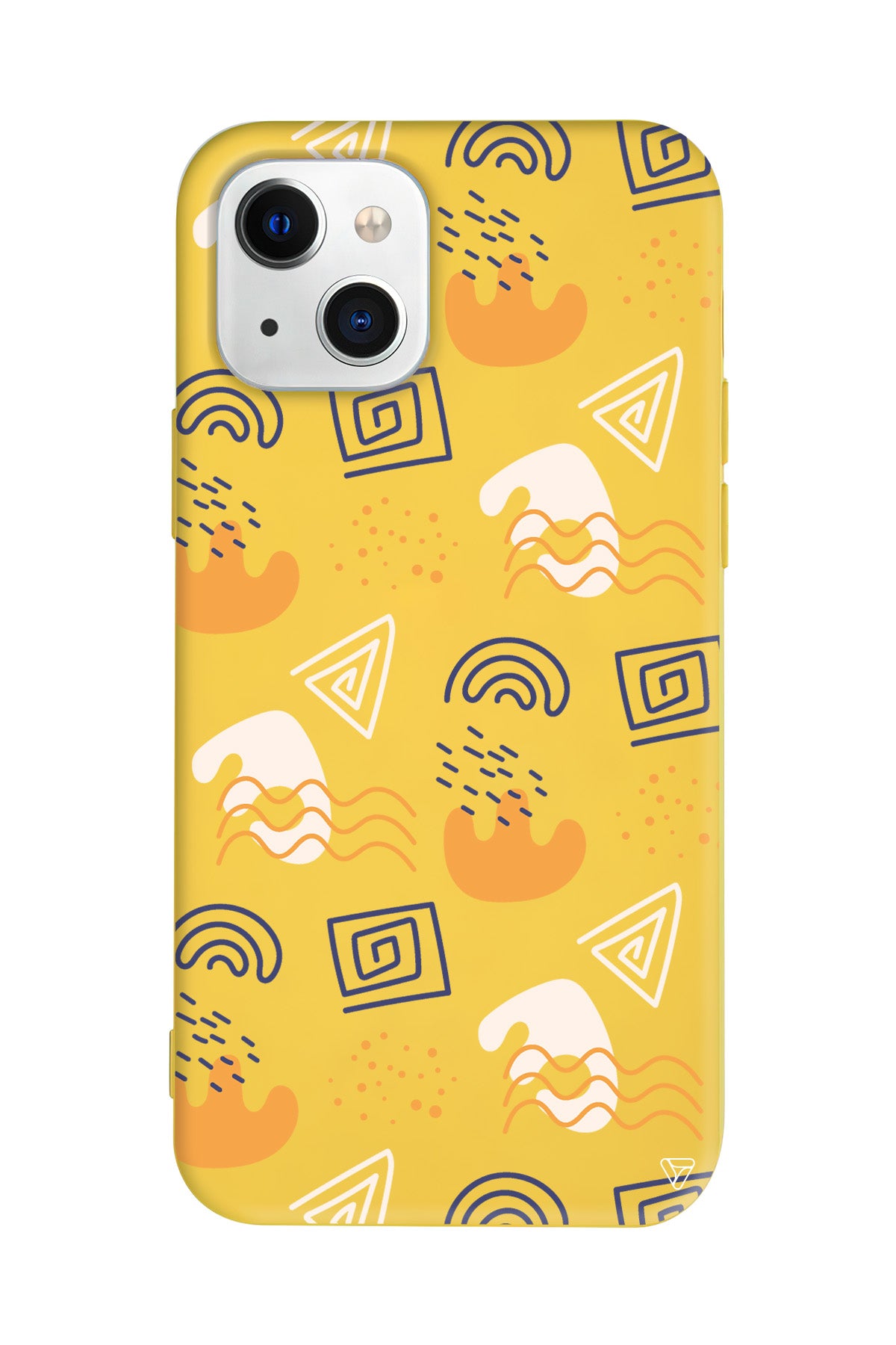 Abstract 2 Lansman Model İçi Kadife Silikon Telefon Kılıfı