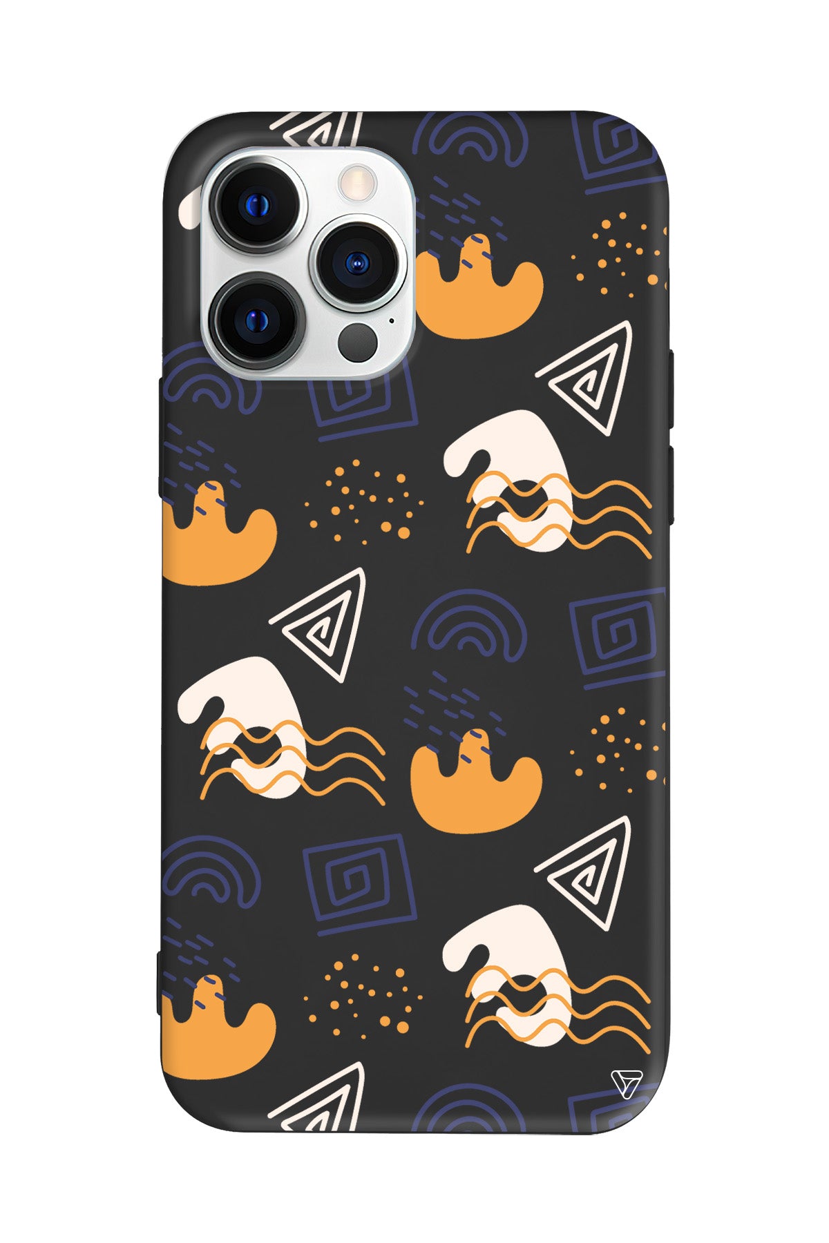 Abstract 2 Lansman Model İçi Kadife Silikon Telefon Kılıfı