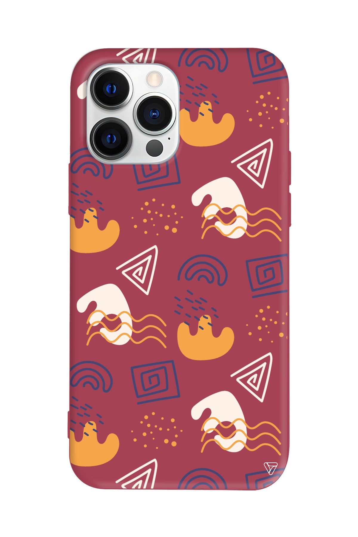 Abstract 2 Lansman Model İçi Kadife Silikon Telefon Kılıfı