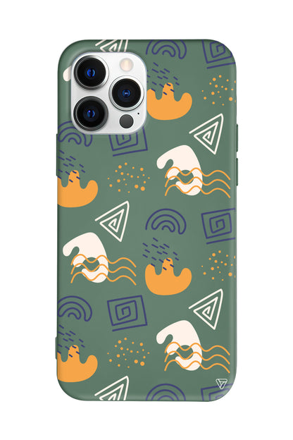 Abstract 2 Lansman Model İçi Kadife Silikon Telefon Kılıfı