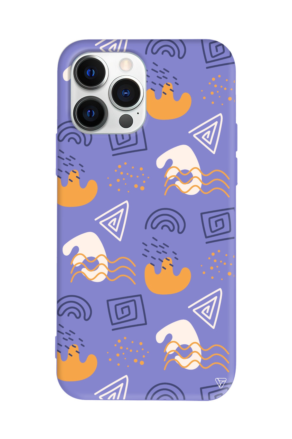 Abstract 2 Lansman Model İçi Kadife Silikon Telefon Kılıfı