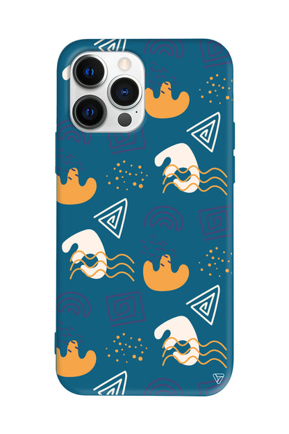 Abstract 2 Lansman Model İçi Kadife Silikon Telefon Kılıfı