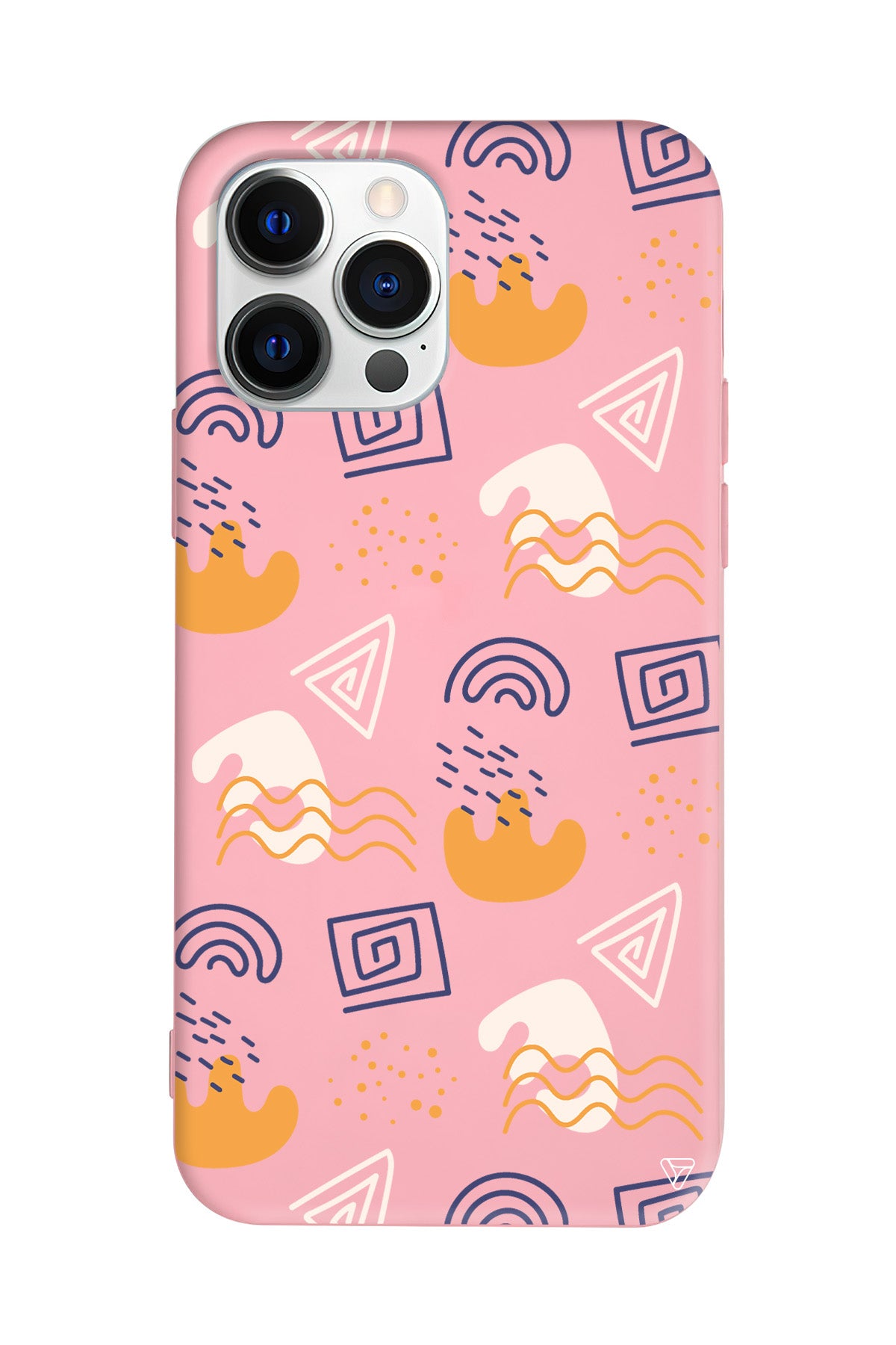 Abstract 2 Lansman Model İçi Kadife Silikon Telefon Kılıfı