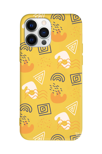 Abstract 2 Lansman Model İçi Kadife Silikon Telefon Kılıfı