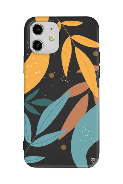 Leaf Shape Lansman Model İçi Kadife Silikon Telefon Kılıfı