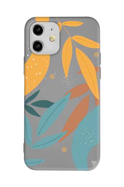 Leaf Shape Lansman Model İçi Kadife Silikon Telefon Kılıfı