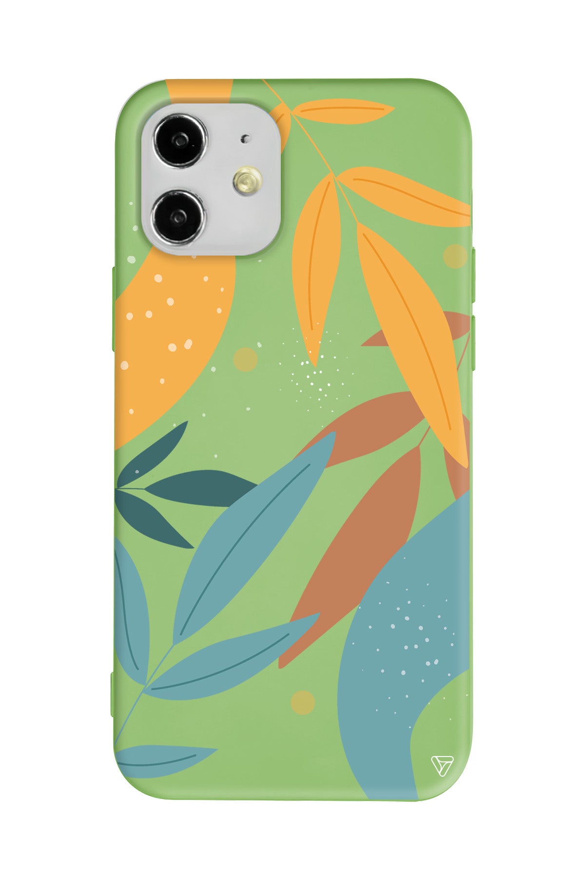 Leaf Shape Lansman Model İçi Kadife Silikon Telefon Kılıfı