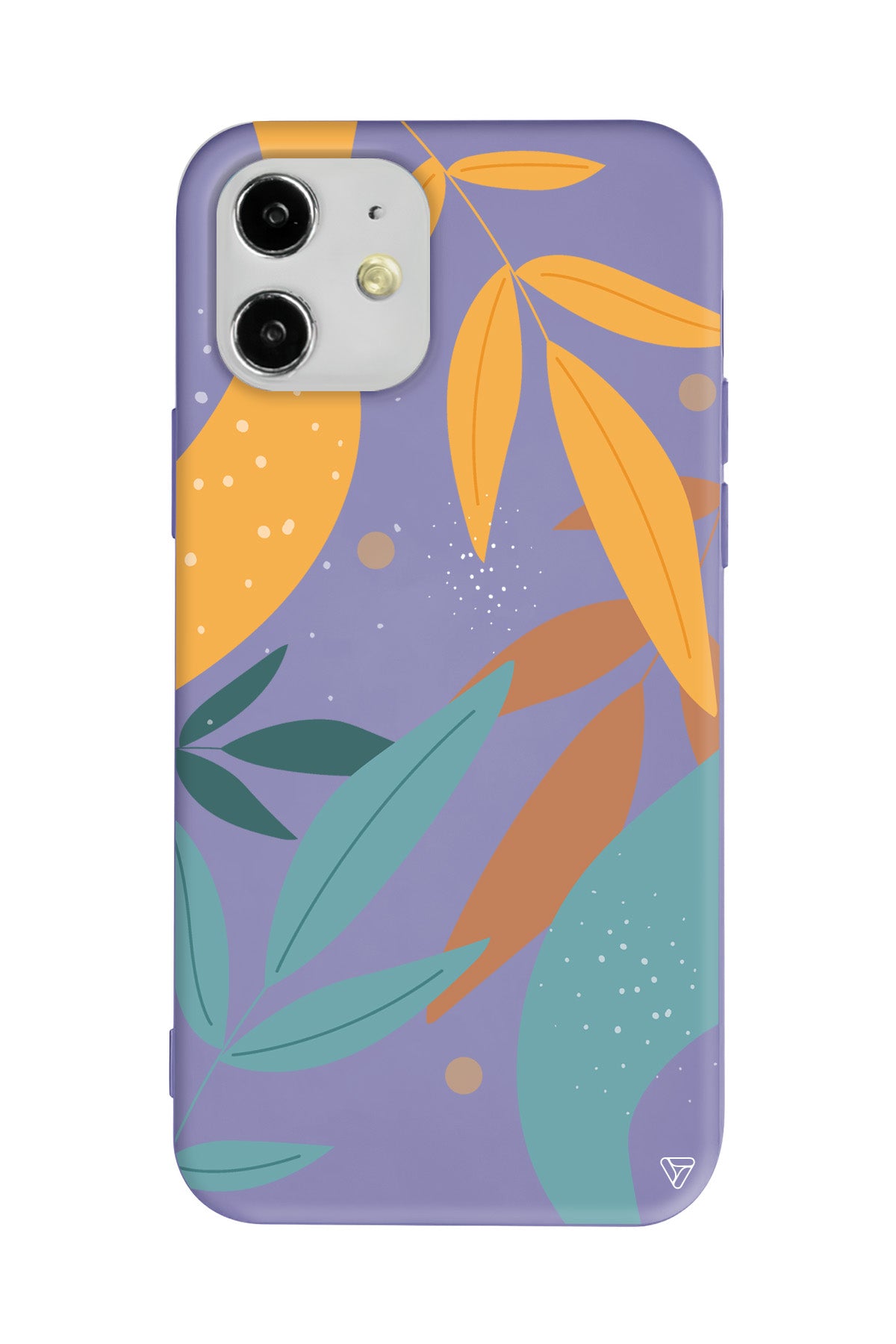 Leaf Shape Lansman Model İçi Kadife Silikon Telefon Kılıfı