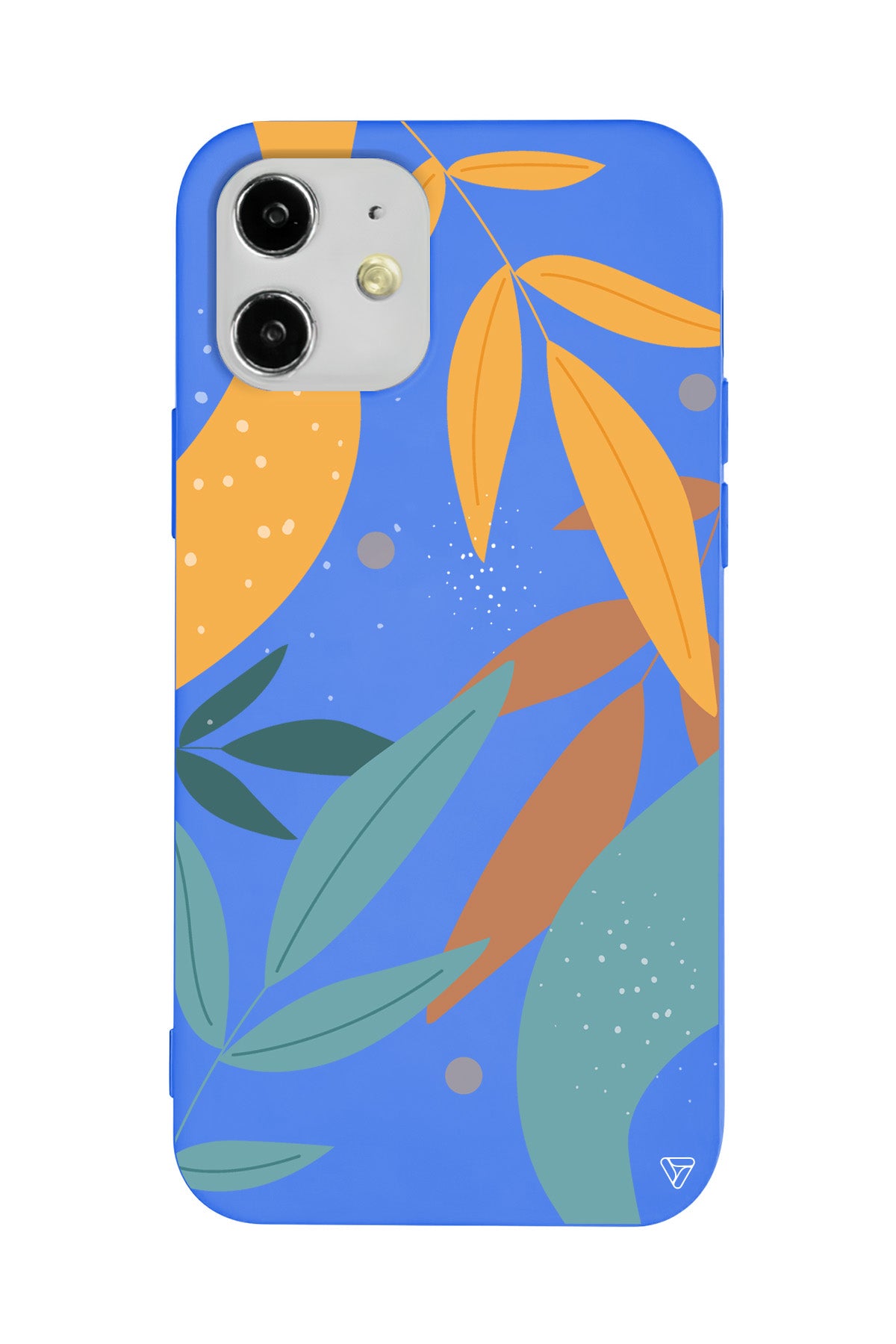 Leaf Shape Lansman Model İçi Kadife Silikon Telefon Kılıfı