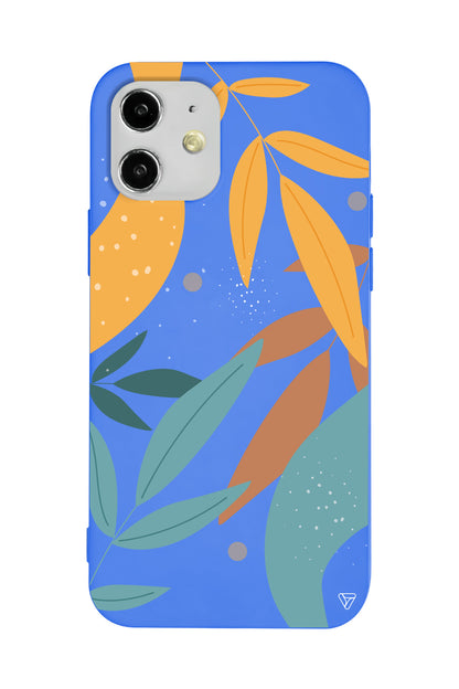 Leaf Shape Lansman Model İçi Kadife Silikon Telefon Kılıfı