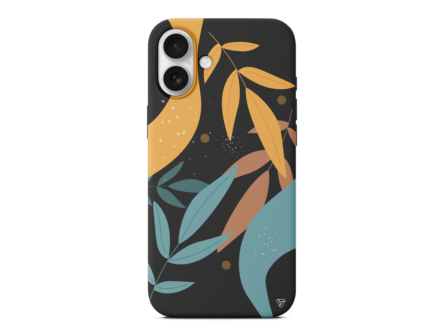 Leaf Shape Lansman Model İçi Kadife Silikon Telefon Kılıfı