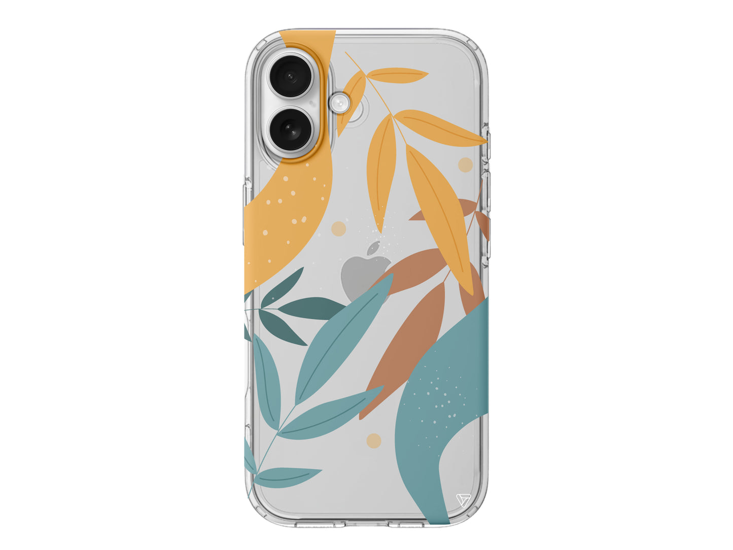 Leaf Shape Lansman Model İçi Kadife Silikon Telefon Kılıfı