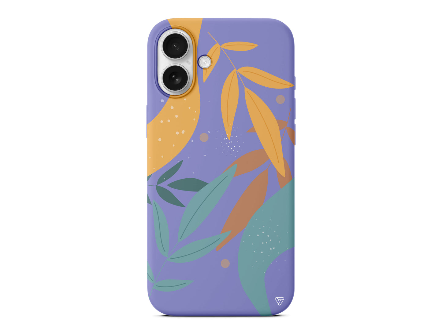 Leaf Shape Lansman Model İçi Kadife Silikon Telefon Kılıfı