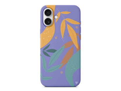 Leaf Shape Lansman Model İçi Kadife Silikon Telefon Kılıfı