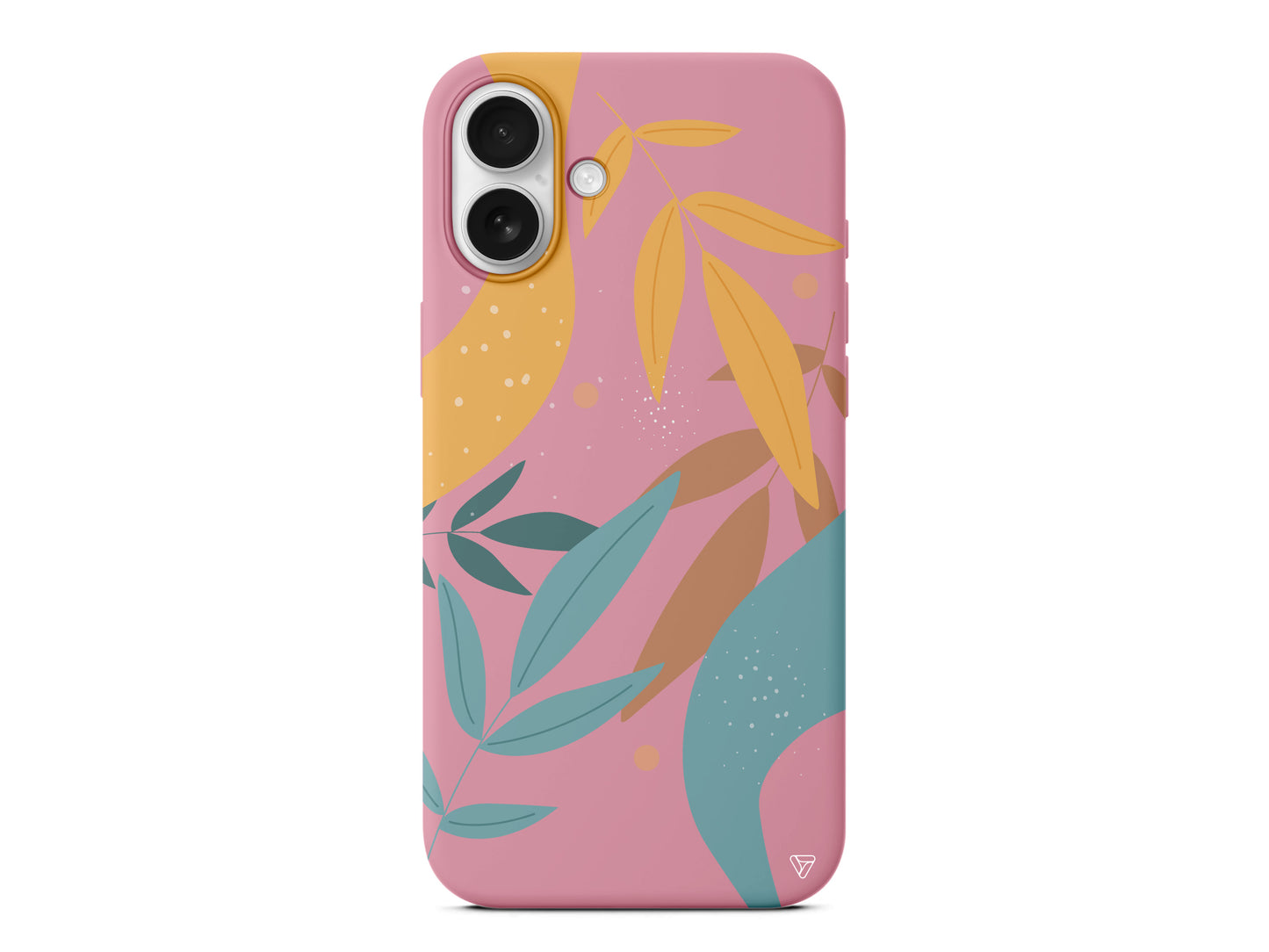 Leaf Shape Lansman Model İçi Kadife Silikon Telefon Kılıfı