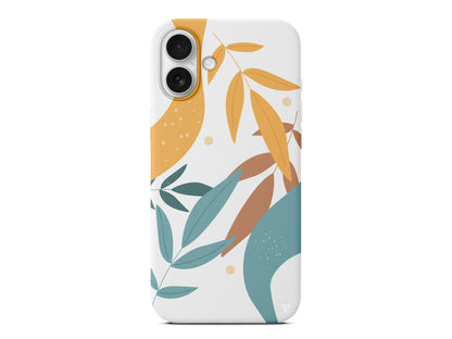 Leaf Shape Lansman Model İçi Kadife Silikon Telefon Kılıfı