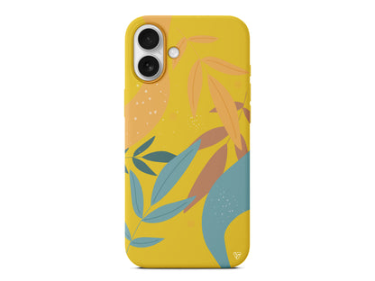 Leaf Shape Lansman Model İçi Kadife Silikon Telefon Kılıfı