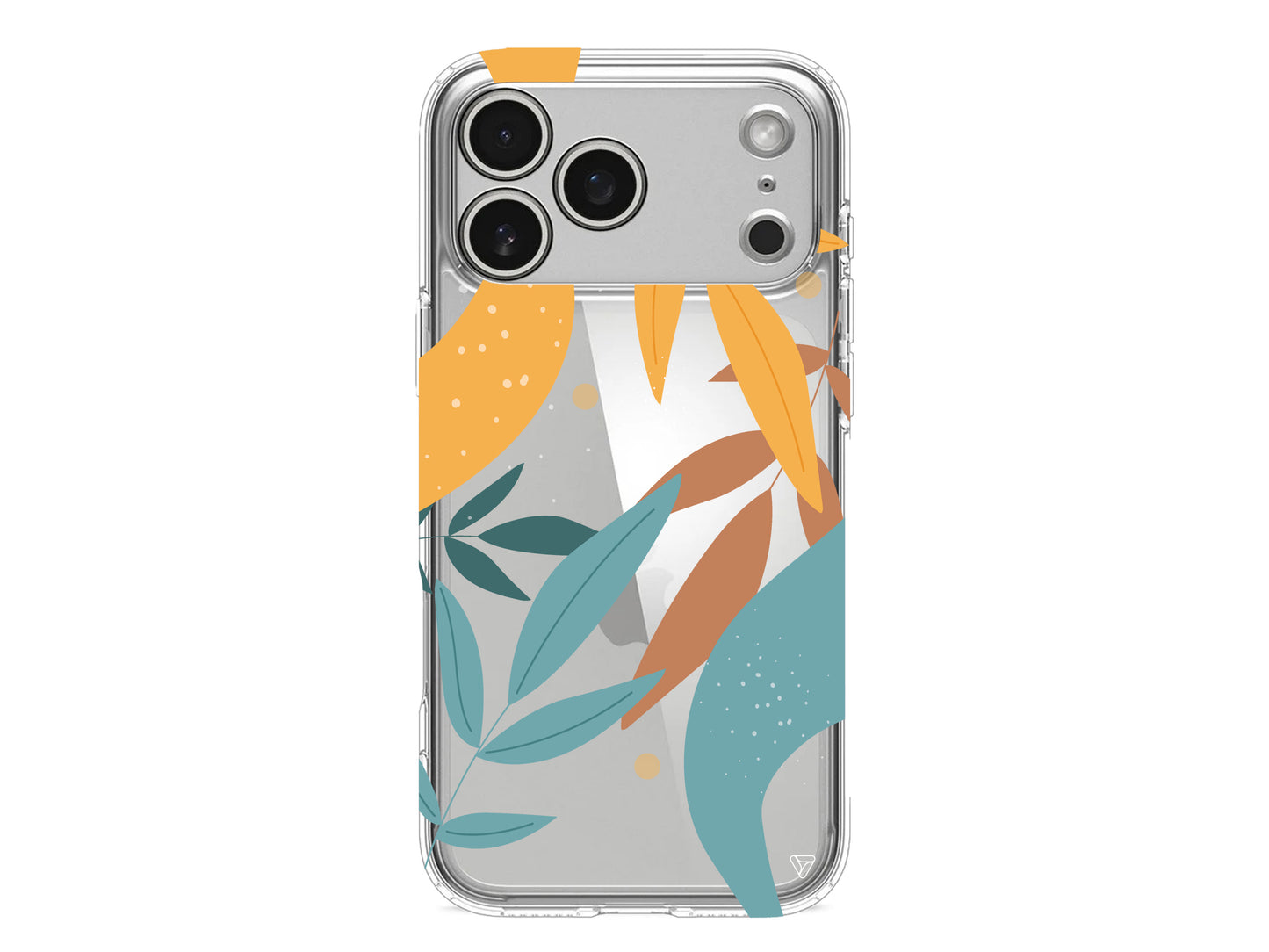 Leaf Shape Lansman Model İçi Kadife Silikon Telefon Kılıfı