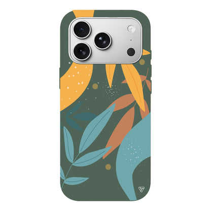 Leaf Shape Lansman Model İçi Kadife Silikon Telefon Kılıfı