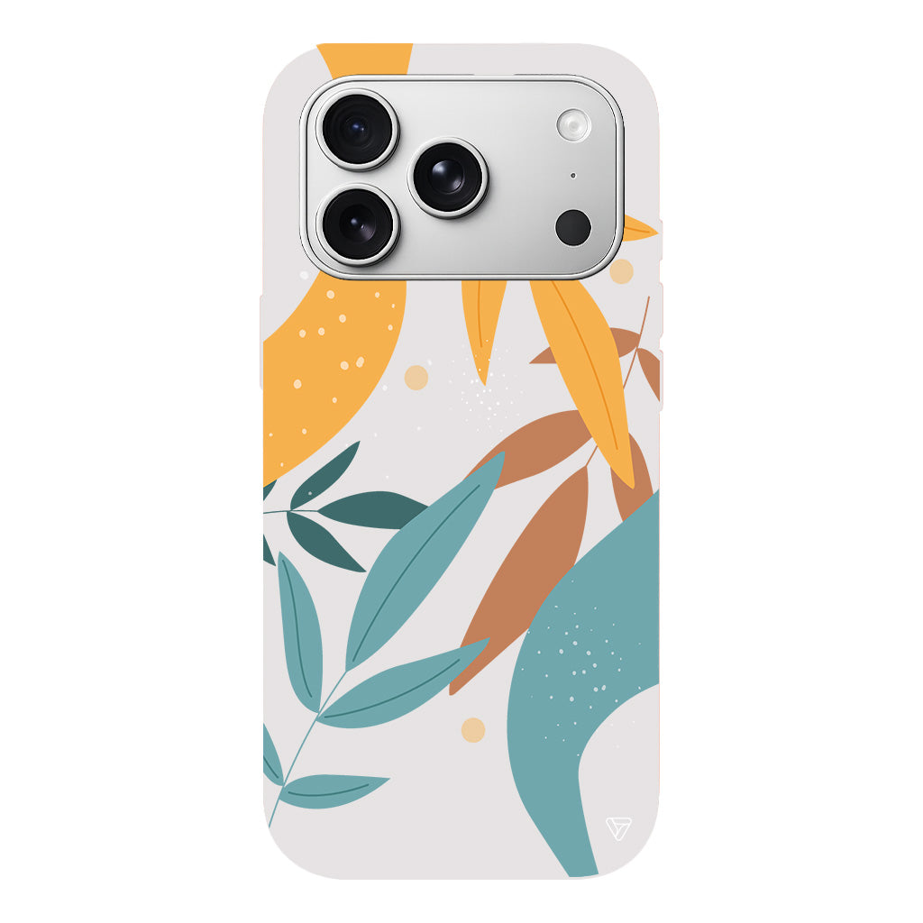 Leaf Shape Lansman Model İçi Kadife Silikon Telefon Kılıfı