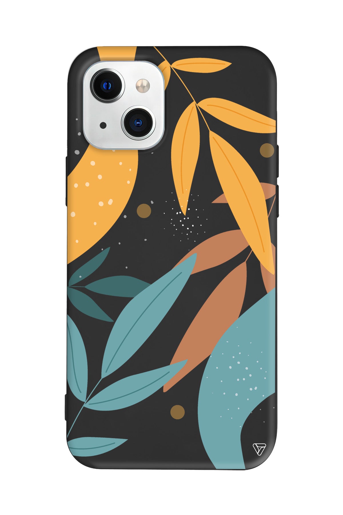 Leaf Shape Lansman Model İçi Kadife Silikon Telefon Kılıfı