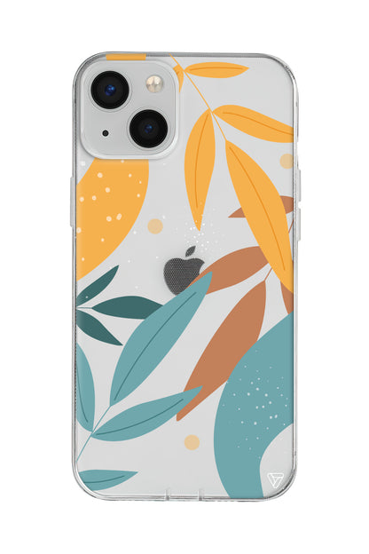 Leaf Shape Lansman Model İçi Kadife Silikon Telefon Kılıfı