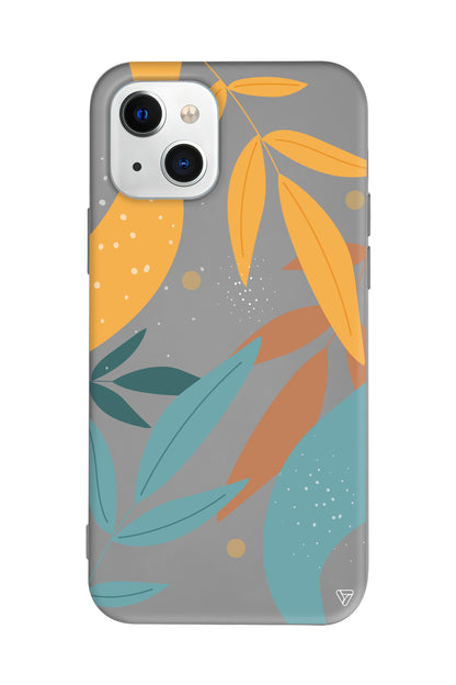 Leaf Shape Lansman Model İçi Kadife Silikon Telefon Kılıfı