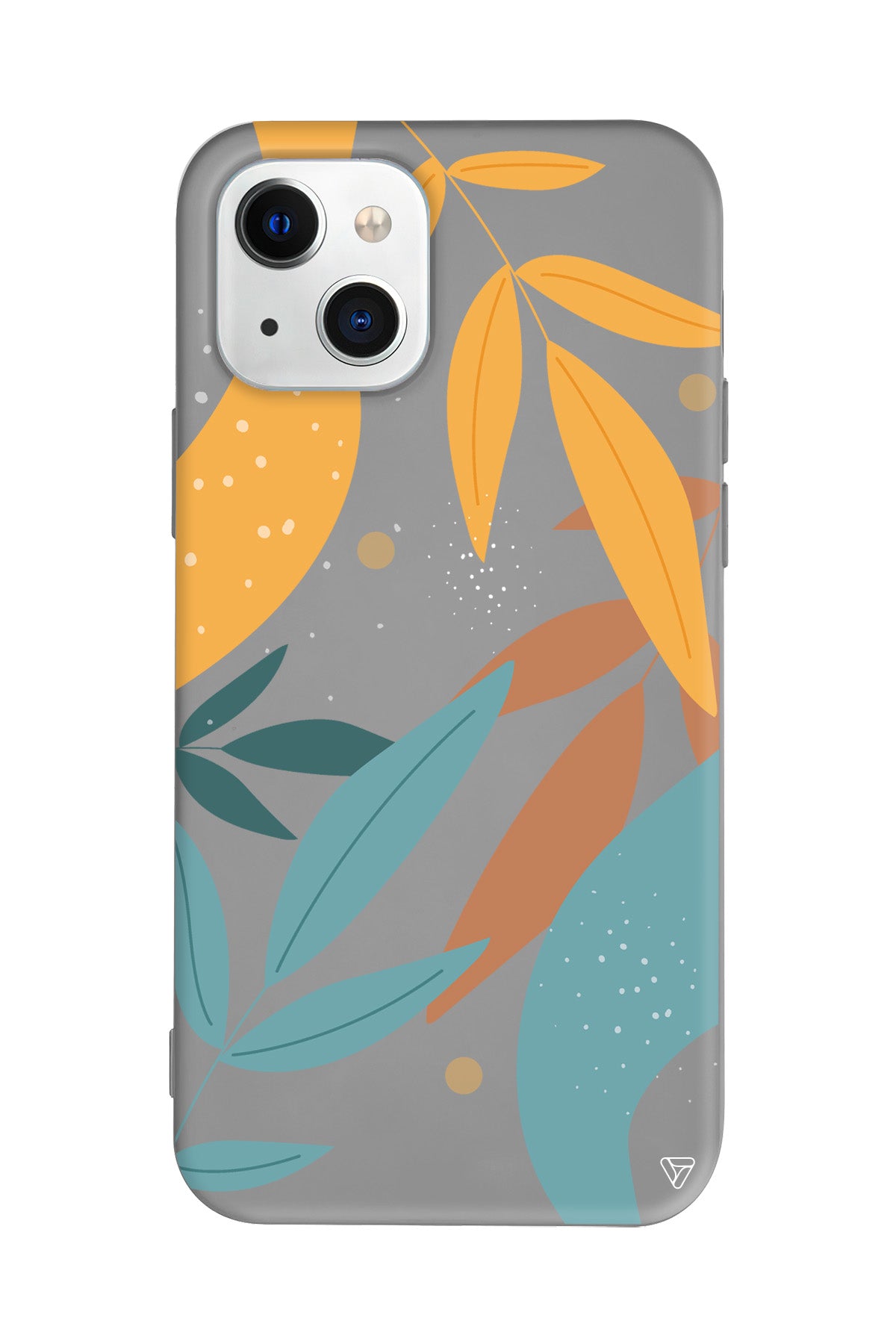 Leaf Shape Lansman Model İçi Kadife Silikon Telefon Kılıfı