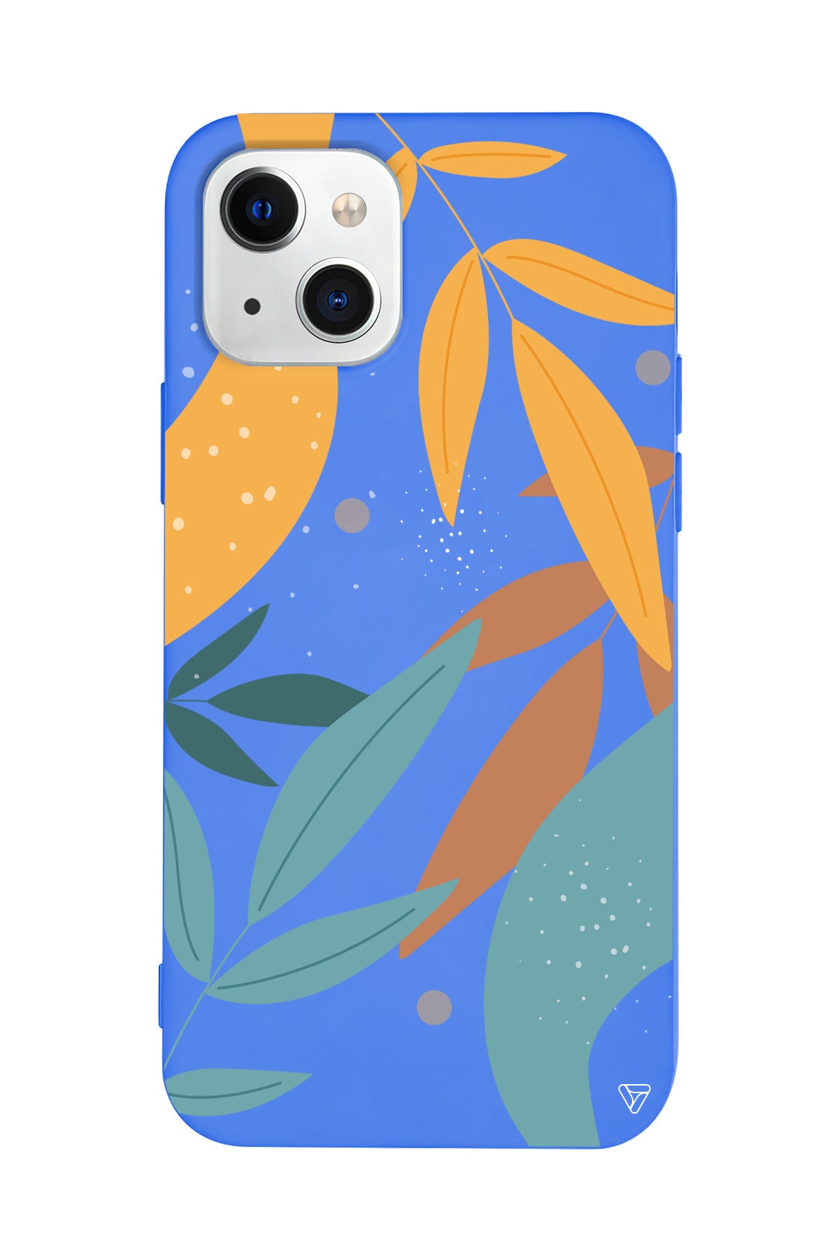 Leaf Shape Lansman Model İçi Kadife Silikon Telefon Kılıfı