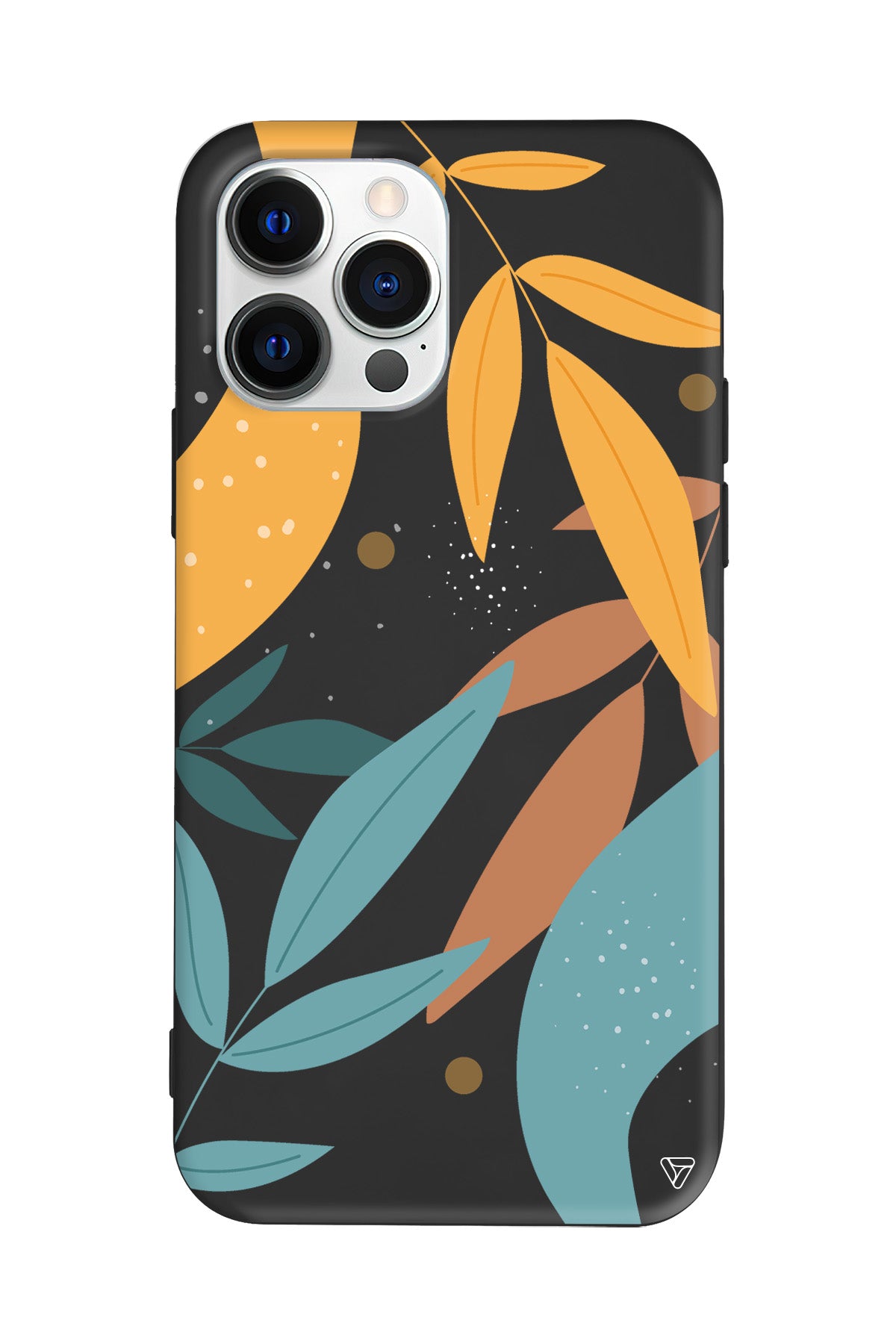 Leaf Shape Lansman Model İçi Kadife Silikon Telefon Kılıfı