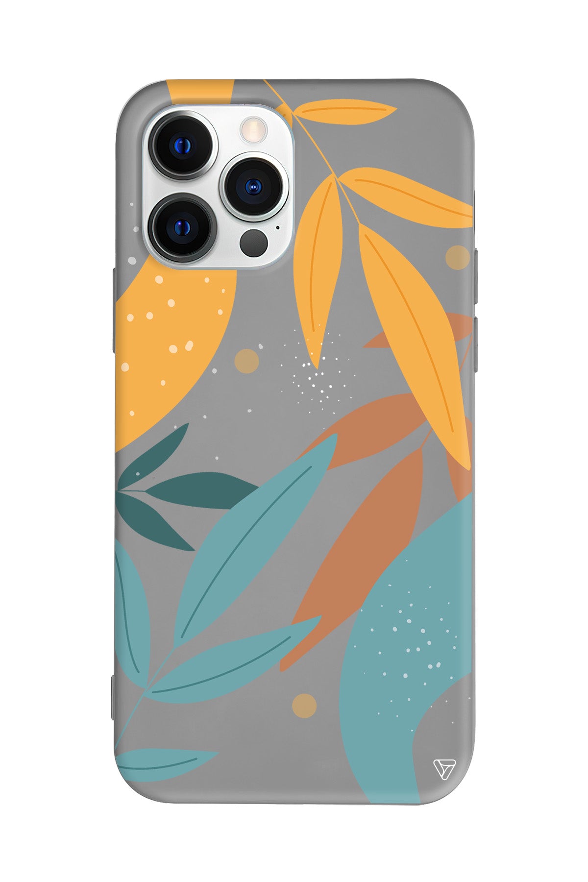 Leaf Shape Lansman Model İçi Kadife Silikon Telefon Kılıfı