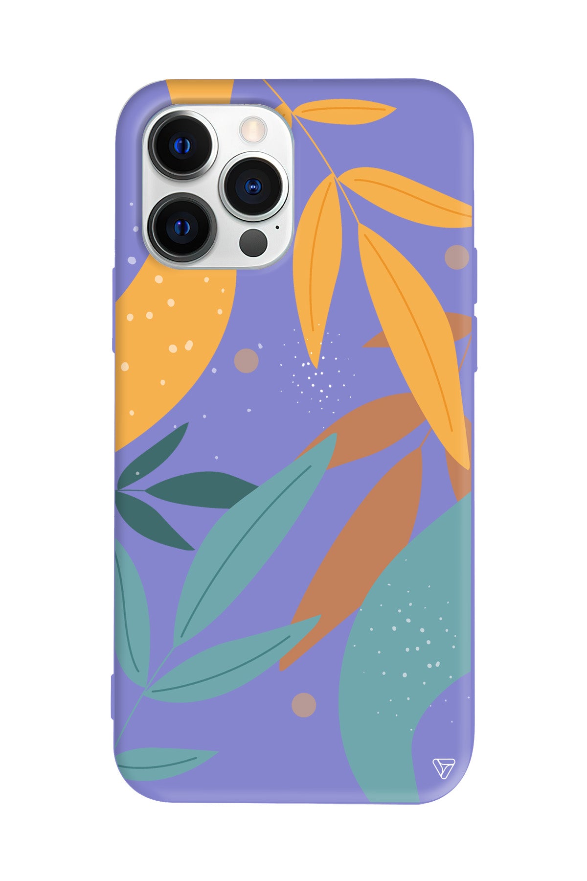 Leaf Shape Lansman Model İçi Kadife Silikon Telefon Kılıfı