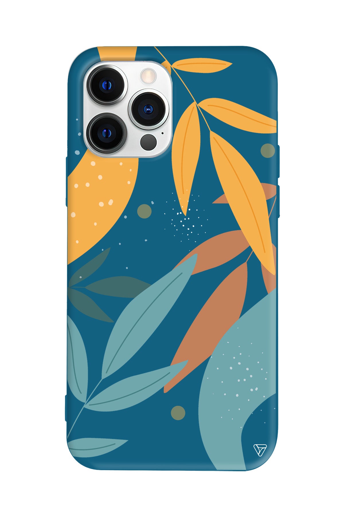 Leaf Shape Lansman Model İçi Kadife Silikon Telefon Kılıfı