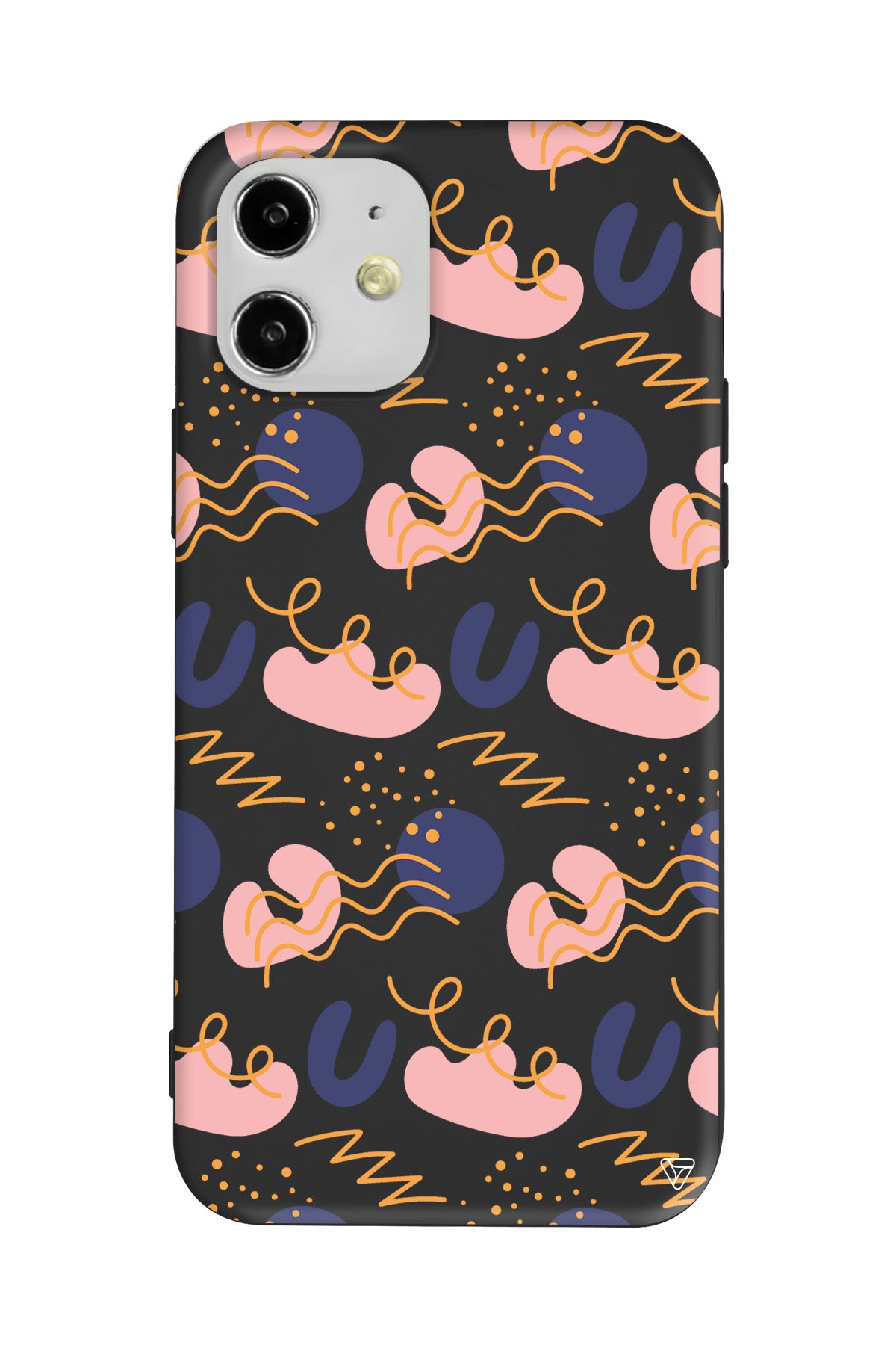 Abstract 1 Lansman Model İçi Kadife Silikon Telefon Kılıfı