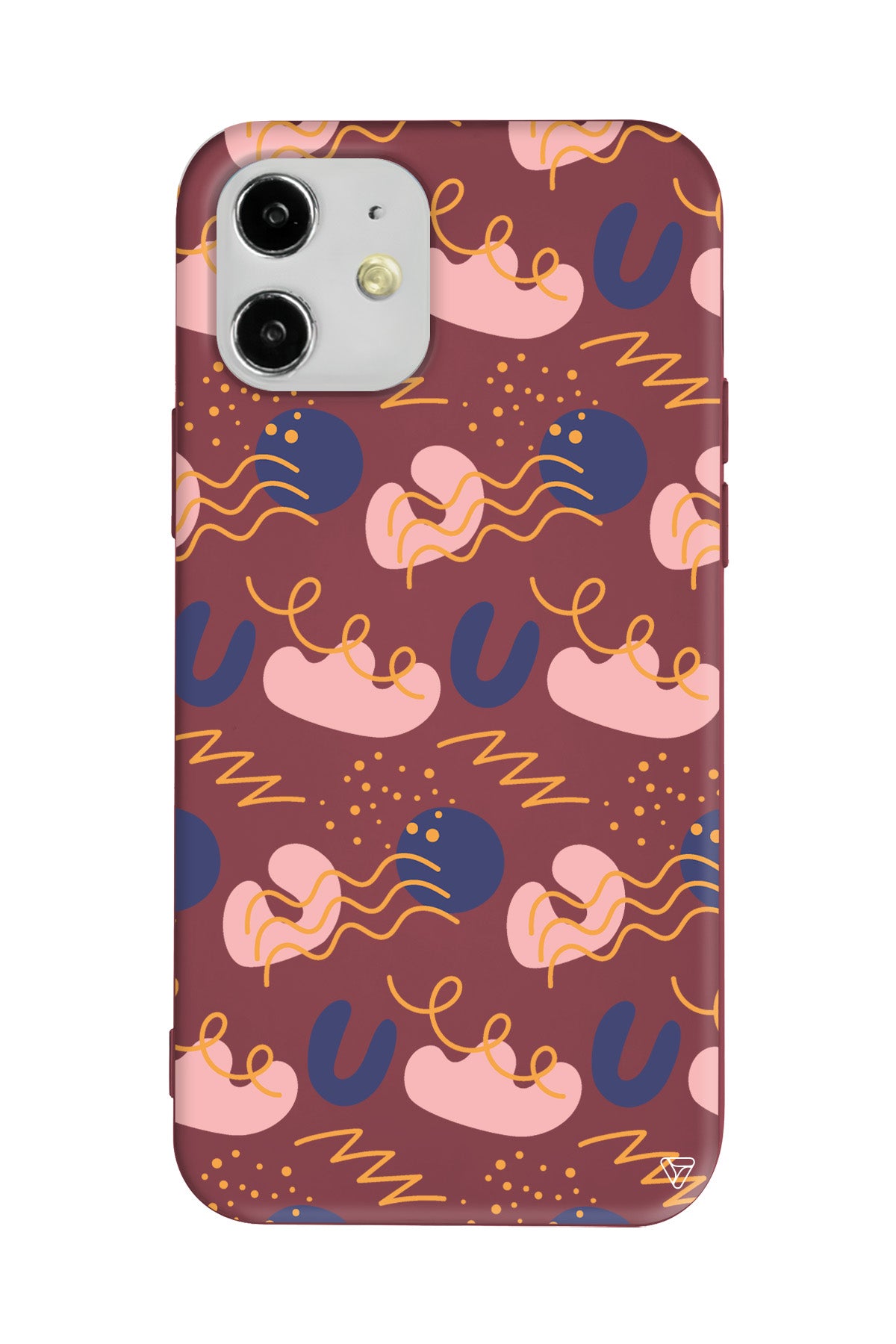 Abstract 1 Lansman Model İçi Kadife Silikon Telefon Kılıfı