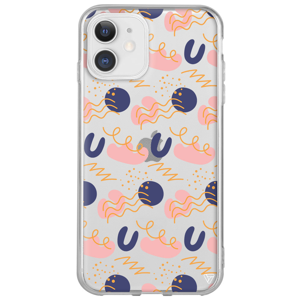 Abstract 1 Lansman Model İçi Kadife Silikon Telefon Kılıfı