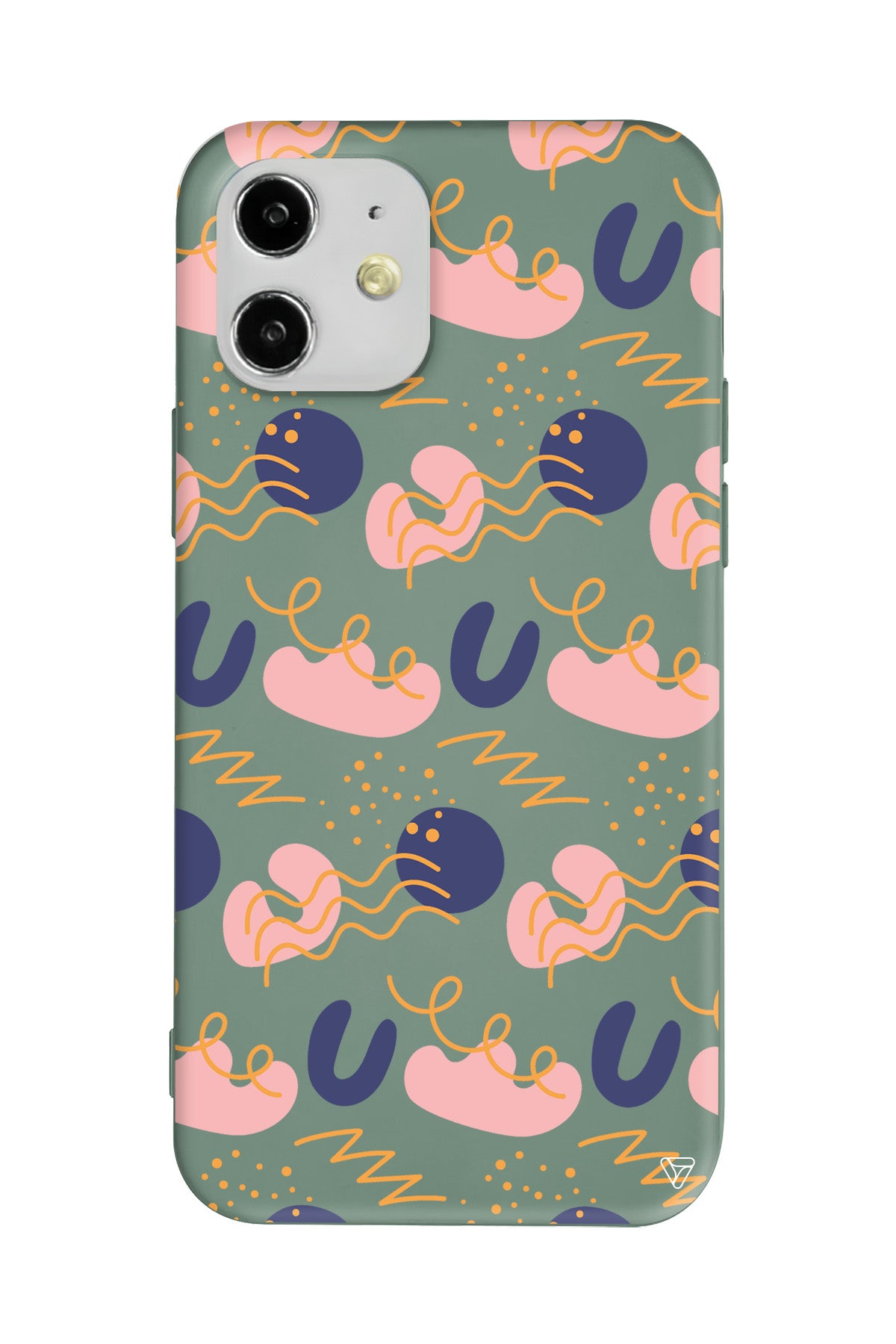 Abstract 1 Lansman Model İçi Kadife Silikon Telefon Kılıfı