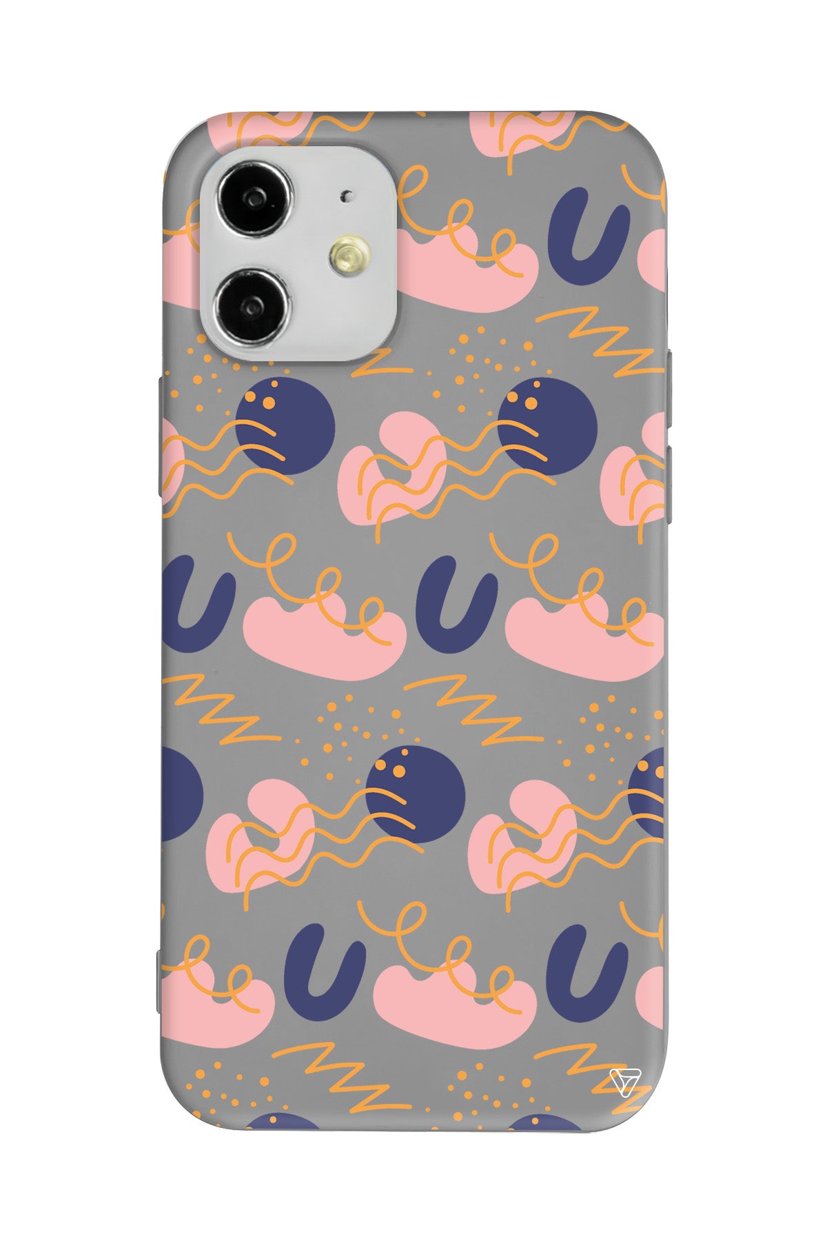 Abstract 1 Lansman Model İçi Kadife Silikon Telefon Kılıfı