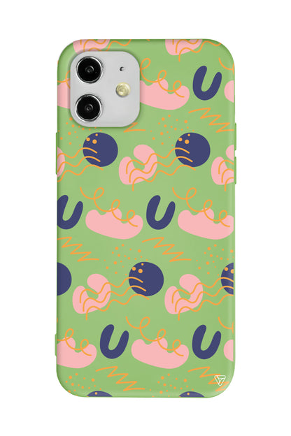 Abstract 1 Lansman Model İçi Kadife Silikon Telefon Kılıfı