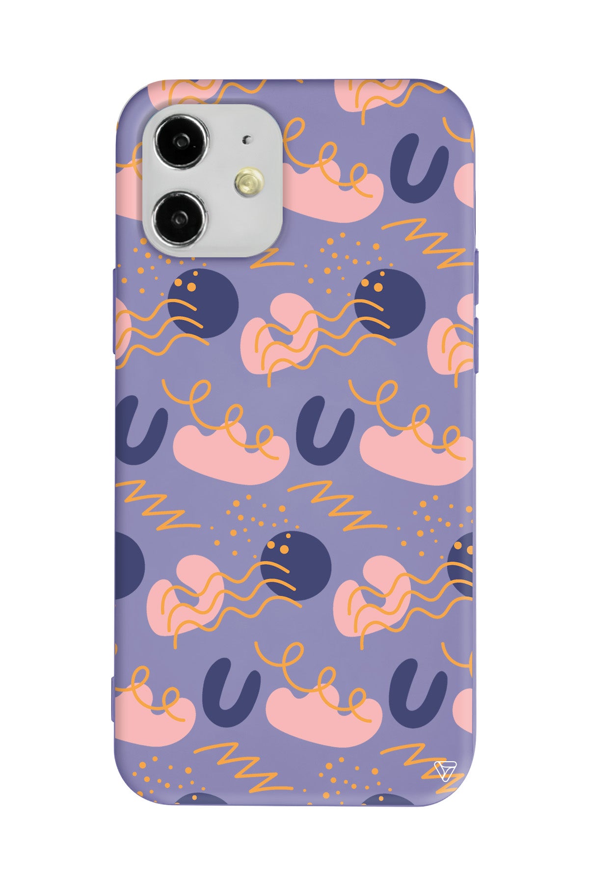 Abstract 1 Lansman Model İçi Kadife Silikon Telefon Kılıfı